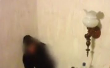 Опубликовано видео с места задержания запорожского «привидения» (ВИДЕО)