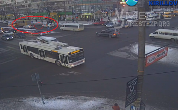 Сегодня в Запорожье маршрутка сбила насмерть человека (ФОТО)