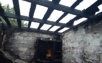 В Запорожской области сгорела пристройка дома, — ФОТО