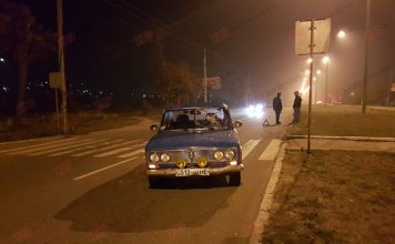 На запорожском курорте в ДТП пешеход пробил лобовое стекло авто (ФОТО)