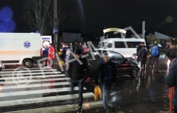 Появилось видео момента ДТП, в котором пострадали сразу три пешехода