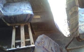 В запорожской маршрутке развалилось сидение (ФОТОФАКТ)