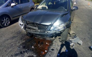 На трассе под Запорожьем столкнулись иномарка и «Жигули» (ФОТО)