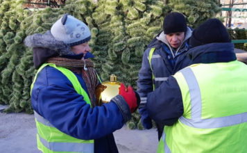 Запорожцам показали, как украшают главную ёлку города (ВИДЕО)