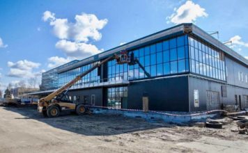 В запорожском аэропорту приступили к внутренней отделке нового терминала (ФОТО)