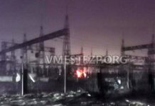 В спальном районе Запорожья произошел мощный взрыв на подстанции (ФОТО-ВИДЕО)