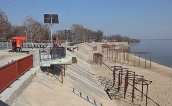 Летом в Запорожье завершат реконструкцию Правобережного пляжа (ФОТО)