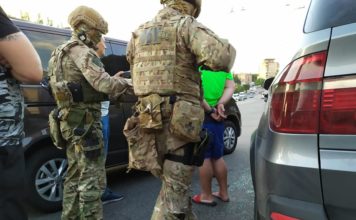 В центре Запорожья СБУ провела операцию по захвату преступников (ФОТО)