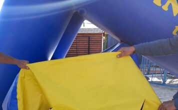 В Приморске предпринимателю порезали водную горку