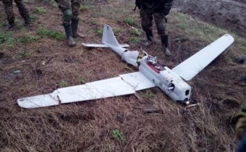 Под Запорожьем морпехи сбили российский беспилотник (ФОТО)