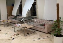 Який вигляд має пошкоджене ударом РФ посольство Катар у Києві (фото)