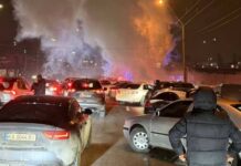 У Києві на «Шулявці» сталася пожежа на проспекті (фото)